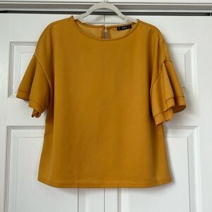Shein‎ Mustard Yellow Blouse